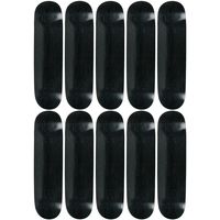 Moose 10 Count 8.25" Blank Skateboard Deck Stained Black 7-Ply Canadian Maple