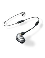 Shure SE425-V+BT1 Wireless Sound Isolating Earphones with Bluetooth Enabled Communication Cable, Silver