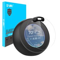 VMEI Screen Protector for Echo Spot -Protect The Echo Spot's Screen, Remove Residual Fingerprints and Protect The Privacy of Users.Designed (Black)