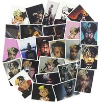 Rapper Laptop Stickers 25pcs, Cool Music Kids/Teen Vinyl Computer Waterproof Water Bottles Skateboard Luggage Decal Graffiti Patches Decal