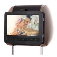 Zuggear Car Headrest Mount Holder Strap for Swivel and Flip Style Portable DVD Player - 9 Inch to 9.5 Inch