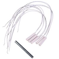 UHPPOTE Concealed Mounted Magnetic Wired Wooden Door Sensor Contact Detector Switch (Pack of 5)