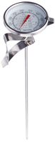 Taylor 3522 TruTemp Series Candy / Deep Fry Analog Dial Thermometer with 12" Stem