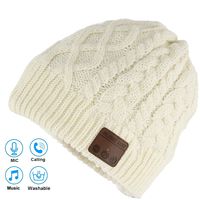 Bluetooth Hat Bluetooth Beanie V5.0 Wireless Bluetooth Headset Headphones Stereo Over Ear Earpieces Music Audio Earphones Women Men Boys Girls Gift Winter Cap Hands Free Outdoor Sport Cap
