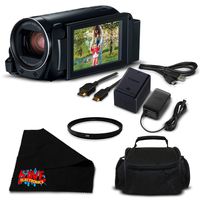 Canon VIXIA HF R82 Full HD Camcorder with 57x Advanced Zoom, 1080P Video, Built-in Wi-Fi/NFC, 3" Touchscreen and DIGIC DV 4 Image Processor Bronze Level Bundle