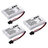 EBL BT-446 Rechargeable Cordless Phone Replacement Batteries for Uniden BT-446, BT-1005 BT1005, 3.6V 1000mAh NiMH (Pack of 3)