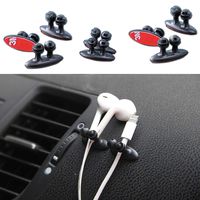 Xotic Tech Cable Clip Multipurpose Adhesive Wire Holder Cord Organizer Management Clamp for Car Office Desk Nightstand 8pcs Black