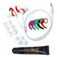 Swimbuds Color Short-Cord Waterproof Headphones (Customizable - Interchangeable Colors)