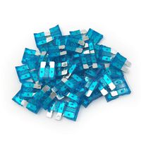 (50 Pcs) MCIGICM 15 Amp ATC Fuse Blade Style Scosche 15A Automotive Car Truck