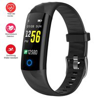 Fitness Trackers,Heart Rate Monitor Smartwatch with Aerobic Exercise Indicator,120 Feet Waterproof Pedometer Calorie Counter Smart Sport Bracelet,Smart Wristband Watch with Sleep Monitor