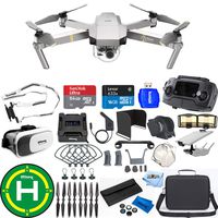 DJI Mavic Pro Platinum Edition Pro Accessory Bundle with Carry Case, 7 Piece Filter Kit, Battery Charging Hub, Landing Pad Plus Much More (1 Battery Total)