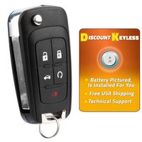 Discount Keyless Replacement Uncut Trunk Car Remote Fob Key Combo Compatible with OHT01060512