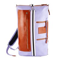 Saint Maniero Men Backpack Women Backpack Laptop Bag School Bag [Purple]