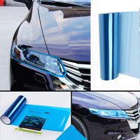 Car Sticker Film,Quaanti Car Light Lamp Color Change Body Car Headlight Fog Lamp Protect Film Vinyl Wrap Overlays Sheet Sticker Drop shiping (Blue)