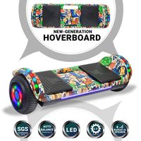 Beston Sports Newest Generation Electric Hoverboard Dual Motors Two Wheels Hoover Board Smart self Balancing Scooter with Built in Speaker LED Lights for Adults Kids Gift (-Image 5)