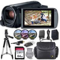 Canon VIXIA HF R800 Camcorder + 6 Piece Professional Accessory Bundle