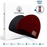 Bluetooth Beanie Hat Headphones | Bluetooth 5.0V Wireless Winter Hats | Cap with Detachable Built-in Mic and Speakers | Hands-Free for Outdoor Sports | Unique Christmas Gift | Unisex