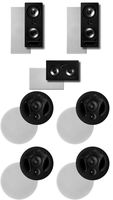 Polk Surround System: Pair of 265rt, One 255crt in-Wall Front, 2pairs 70rt (Bundle of 7 Speakers) in-Ceiling Rear