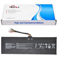 BTY-M47 Laptop Battery Compatible MSI GS40 6QE 6QE-006XCN 6QE-009XTH GS43 GS43VR 6RE 6RE-045CN MSI GS-43V Series 7.6V 61.25Wh 8060mAh