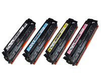 Speedy Toner HP CB540A-4 Remanufactured Toner Cartridges Replacement HP 125A for Laserjet CP1215, CP1515, CP1518 and CM1312, Set of 4