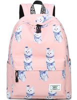 Bookbags for Teens, Cute Animal Cat/Kitty Laptop Backpack School Bags Travel Daypack Handbag by Myrgeen(Pink)