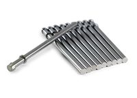 Yonaka Polished Stainless Steel Universal Performance Exhaust Hanger Rods (3/8" x 9.5") 10 pack