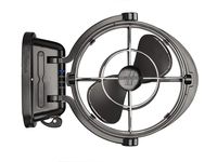 Caframo Sirocco II. Mounted Fan. 360 Airflow. Ultra Quiet, 12/24V Compatible. Black. (Renewed)