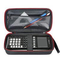 HESPLUS Compatible with Graphing Calculator Texas Instruments TI-84/83/Plus CE Hard EVA Shockproof Carrying Case Storage Travel Case Bag Protective Pouch Box