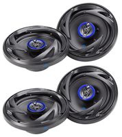 (4) AUTOTEK ATS653 6.5" 1200 Watt 3-Way Full-Range Car Stereo Speakers