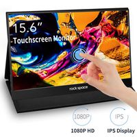 Touch Screen Monitor- 15.6'' Portable Display, 1080P HD IPS Panel with 10 Point Capacitive Control, Compatible with USB C & HDMI Devices, for Switch, Xbox,PS3/4, Windows 7/8/10