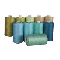 Connecting Threads 100% Cotton Thread Sets - 1200 Yard Spools (Set of 10 - Shoreline)