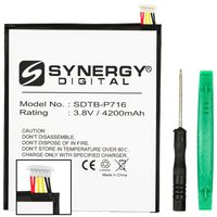 Synergy Digital Battery Compatible for Samsung SM-T350 Tablet Battery (Li-Pol 3.8V 4200mAh) - Replacement For Samsung EB-BT355 Tablet Battery, (Embedded Battery w/ Tools)