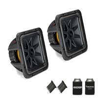 KICKER 44L7S124 Solobaric L7 12" Subwoofers Bundle - Dual 4-Ohm Voice Coils for Wiring to a 1-ohm monoblock Amplifier