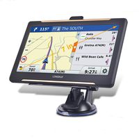 Trucking GPS Navigation 7inch Truck GPS Big Touchscreen 8GB ROM SAT NAV System Navigator Driving Alarm Lifetime Map Updates Truck GPS Navigation System for Trucks