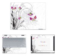 decalrus - Protective Decal Butterfly Skin Sticker for Google PixelBook (12.3" Screen) case Cover wrap GOpixelbk12-33