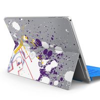 igsticker Ultra Thin Premium Protective Back Stickers Skins Universal Tablet Decal Cover for Microsoft Surface Pro 4/ Pro 2017/ Pro 6(2018) 007574 Ink　Paint　Gray　Gray