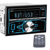 BOSS Audio 850BRGB Car Stereo - Double Din, Bluetooth Audio and Calling, MP3 Player, CD, USB Port, Aux Input, Am/FM Radio Receiver, Multi Color Illumination