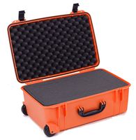 Seahorse 920FML Protective Case with Foam and Metal Locks, Neon Orange