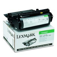 Lexmark 12A5840 Return Program Black Toner Cartridge