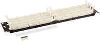 Leviton 41DBR-2F4 110 Rack Mount Kit with 200 Pr, 110 Wiring Base, Includes 48 C4 Connecting Blocks (Clips) and Port Id, Cat 5E Rated