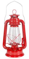 Stansport Hurricane High Oil Lantern (Red, 12-Inch)