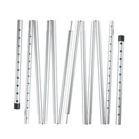 REDCAMP Aluminum Tarp Poles Heavy Duty and Adjustable, Set of 2, 75''-86'' Telescoping Lightweight Tent Poles for Tarp Canopy Awning