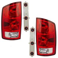 Taillights with Circuit Board Driver and Passenger Replacements for 02-06 Dodge Ram Pickup Truck 55077347AF 55077348AF