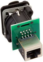 Neutrik NE8FDP-B Ethercon D-Series Feed Through/Black