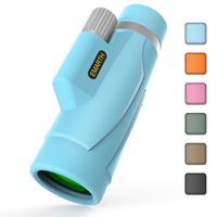 Emarth Hawkeye Monocular 8x42 High Power Bak4 FMC Compact Telescope for Hunting Boating Wildlife Blue