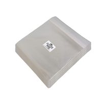 (500) Super"Polyclear" SEALABLE Outer Sleeves for 12" Vinyl Records #12SB02SS