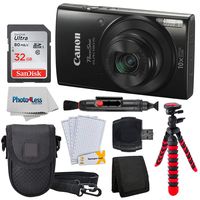 Canon PowerShot ELPH 190 is Digital Camera (Black) + 32GB Complete Bundle!