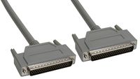 Amphenol CS-DSDHD62MM0-010 62-Pin HD62 Deluxe D-Sub Cable, Shielded, Male/Male, 10', Gray