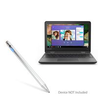 Lenovo 500e Stylus Pen, BoxWave [AccuPoint Active Stylus] Electronic Stylus with Ultra Fine Tip for Lenovo 500e - Metallic Silver