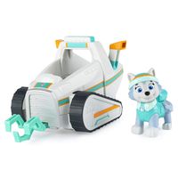 Paw Patrol, Everest's Snow Plow Vehicle with Collectible Figure, for Kids Aged 3 and Up